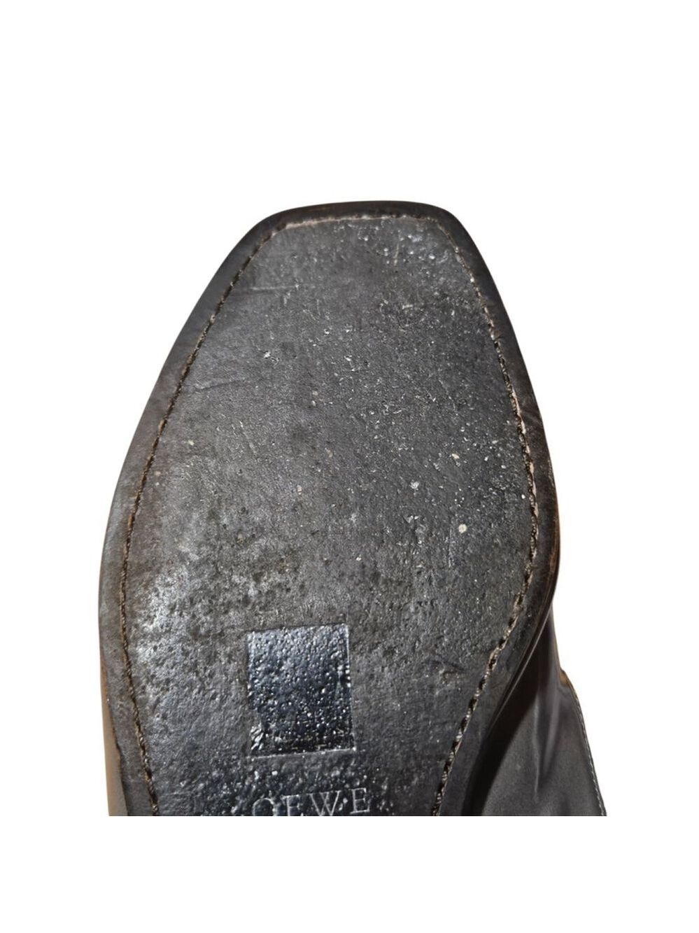 LOEWE Gray Gold Sandals Size 10.5 - Picture 13 of 14